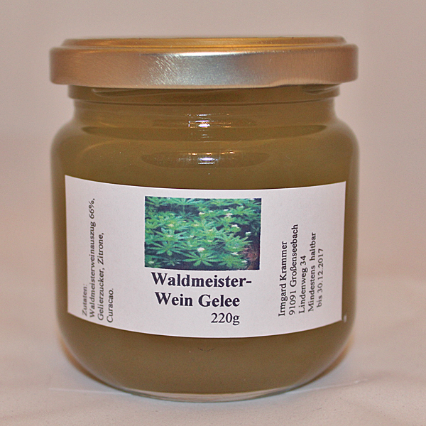 Waldmeister-Wein Gelee kaufen im MarmeLaden Onlineshop