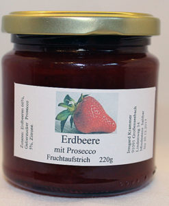 Erdbeer-Prosecco Fruchtaufstrich