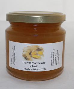 Ingwer Marmelade scharf - Fruchtaufstrich