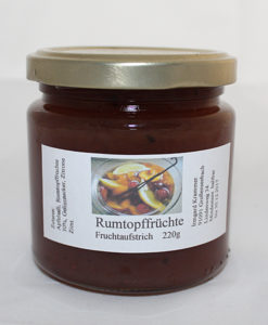 Rumtopffrüchte Fruchtaufstrich / Marmelade